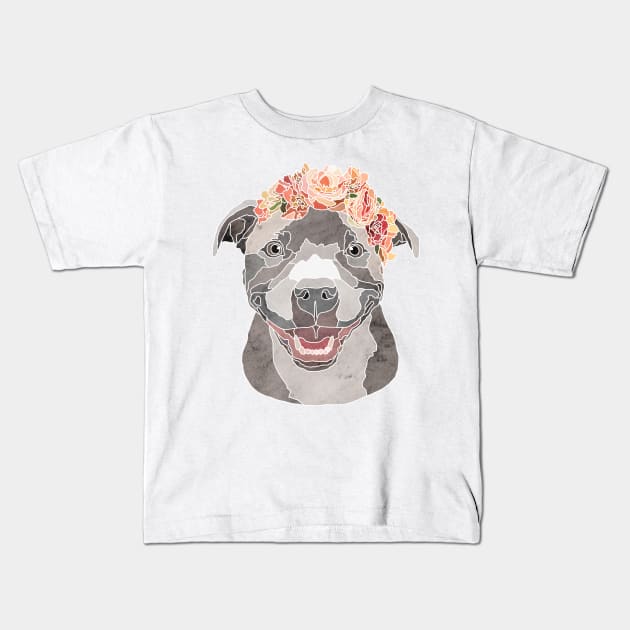 Pitbull Kids T-Shirt by Roguish Design